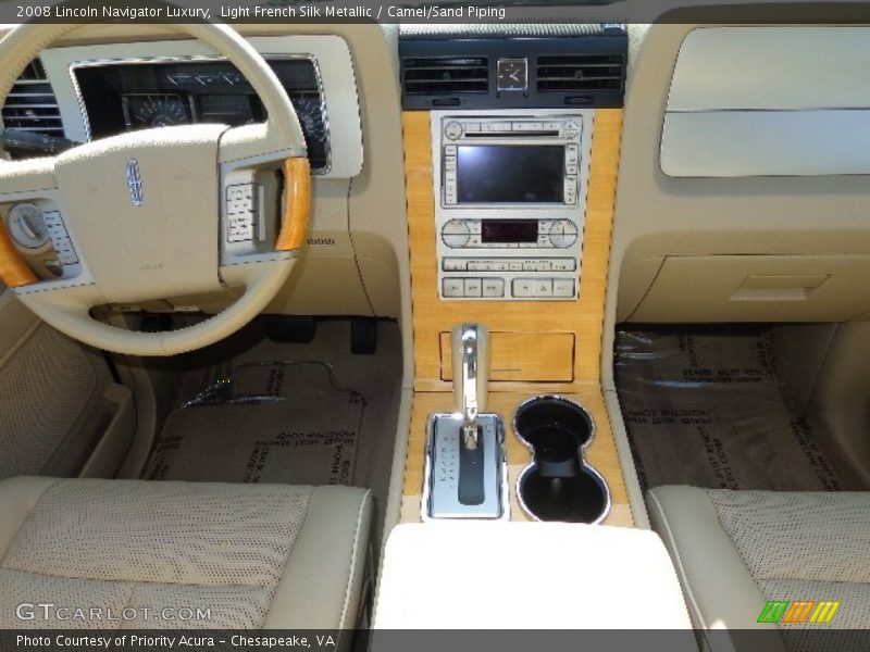 Light French Silk Metallic / Camel/Sand Piping 2008 Lincoln Navigator Luxury