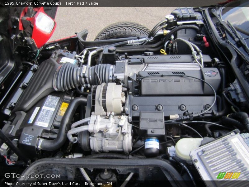  1995 Corvette Coupe Engine - 5.7 Liter OHV 16-Valve LT1 V8