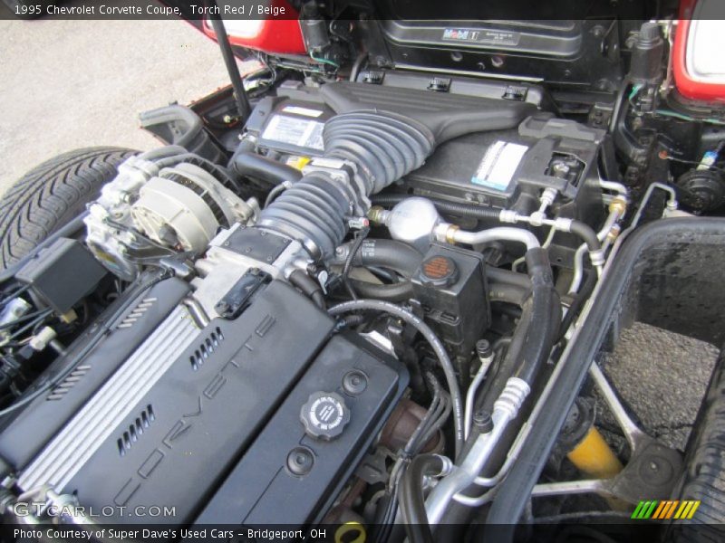  1995 Corvette Coupe Engine - 5.7 Liter OHV 16-Valve LT1 V8