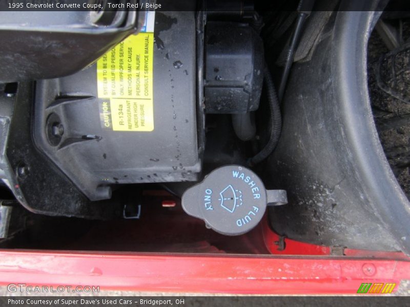 Torch Red / Beige 1995 Chevrolet Corvette Coupe