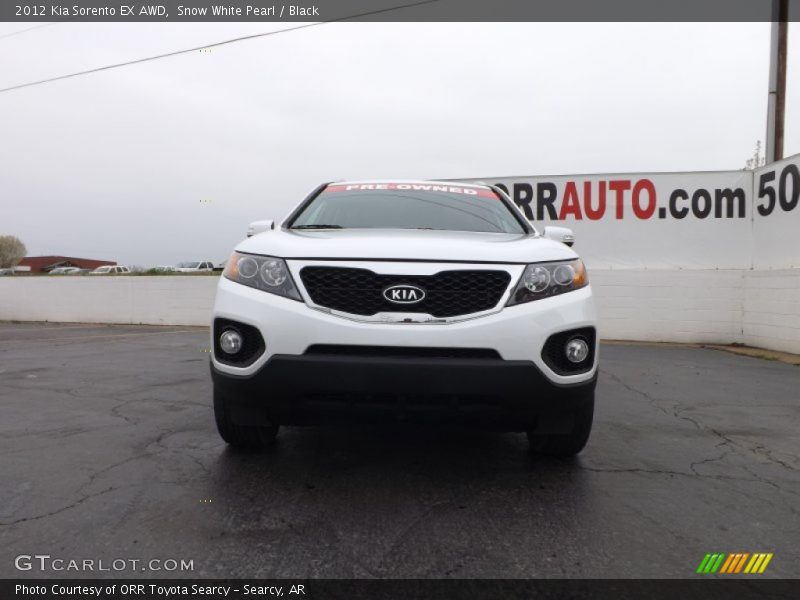 Snow White Pearl / Black 2012 Kia Sorento EX AWD