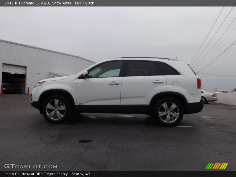 Snow White Pearl / Black 2012 Kia Sorento EX AWD