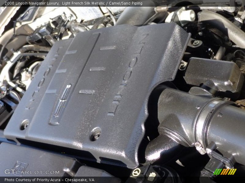 Light French Silk Metallic / Camel/Sand Piping 2008 Lincoln Navigator Luxury