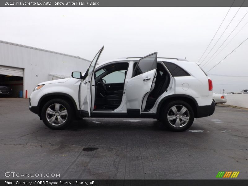 Snow White Pearl / Black 2012 Kia Sorento EX AWD