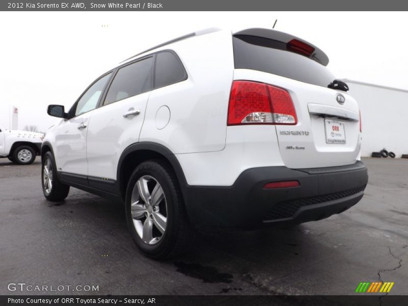 Snow White Pearl / Black 2012 Kia Sorento EX AWD
