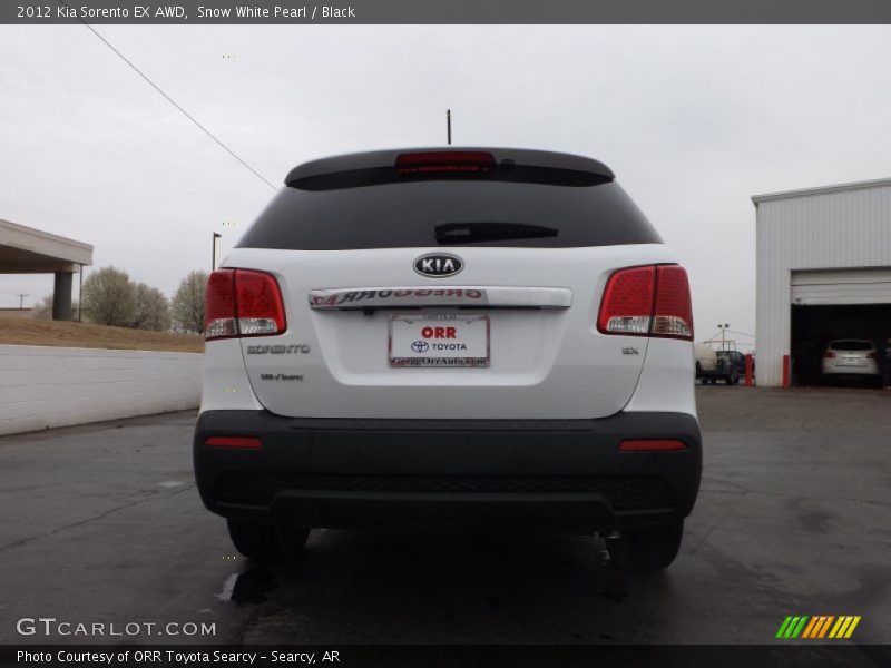Snow White Pearl / Black 2012 Kia Sorento EX AWD