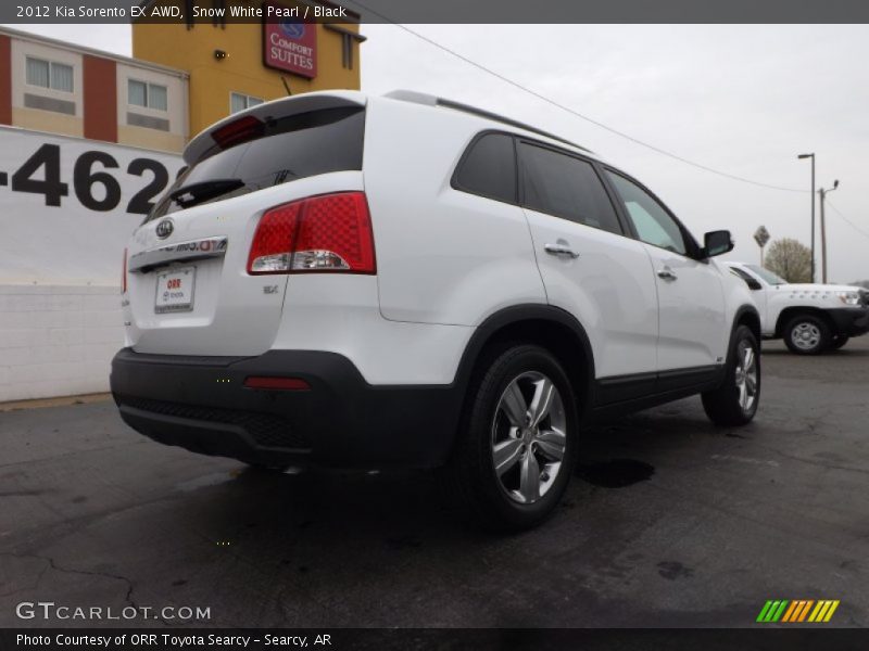 Snow White Pearl / Black 2012 Kia Sorento EX AWD