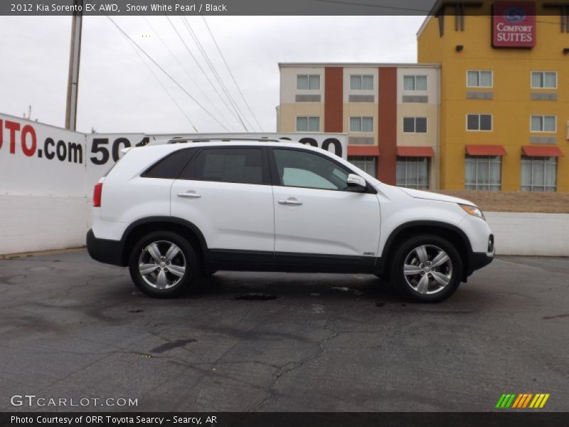 Snow White Pearl / Black 2012 Kia Sorento EX AWD