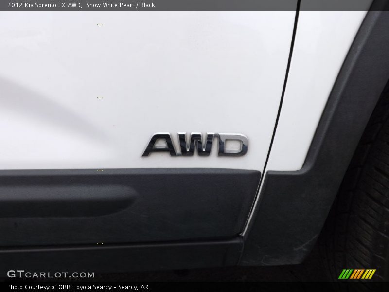 Snow White Pearl / Black 2012 Kia Sorento EX AWD