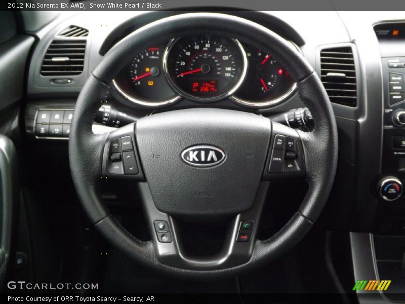 Snow White Pearl / Black 2012 Kia Sorento EX AWD