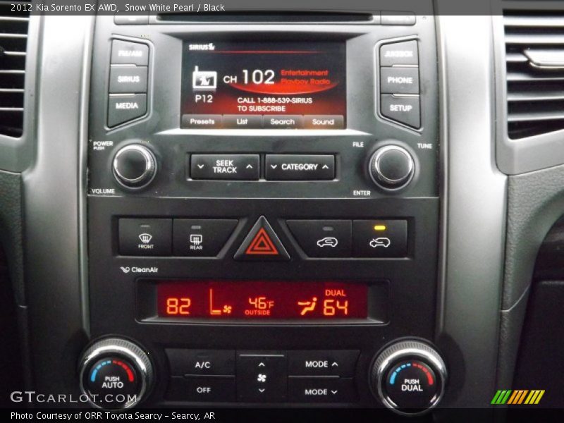 Snow White Pearl / Black 2012 Kia Sorento EX AWD