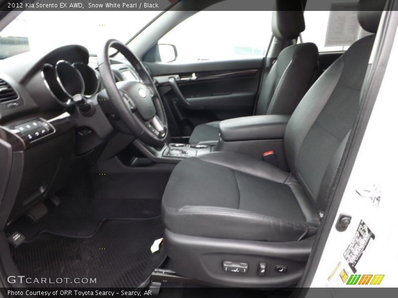 Snow White Pearl / Black 2012 Kia Sorento EX AWD