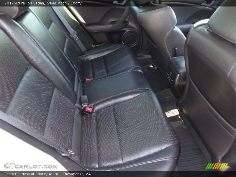 Silver Moon / Ebony 2012 Acura TSX Sedan