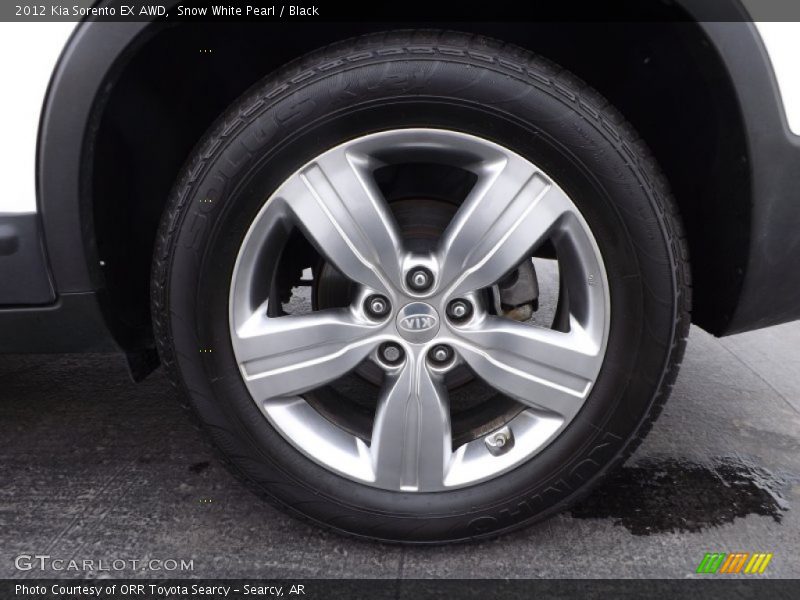 Snow White Pearl / Black 2012 Kia Sorento EX AWD