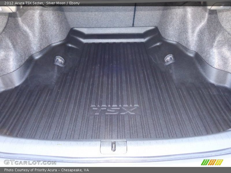 Silver Moon / Ebony 2012 Acura TSX Sedan
