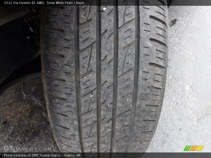 Snow White Pearl / Black 2012 Kia Sorento EX AWD