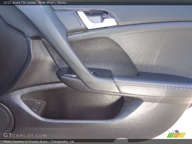 Silver Moon / Ebony 2012 Acura TSX Sedan