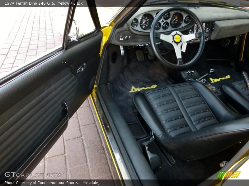 Front Seat of 1974 Dino 246 GTS