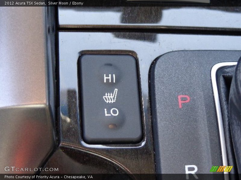 Silver Moon / Ebony 2012 Acura TSX Sedan