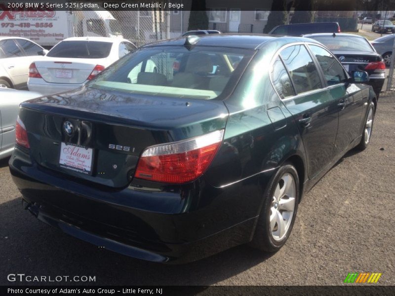 Deep Green Metallic / Beige 2006 BMW 5 Series 525i Sedan