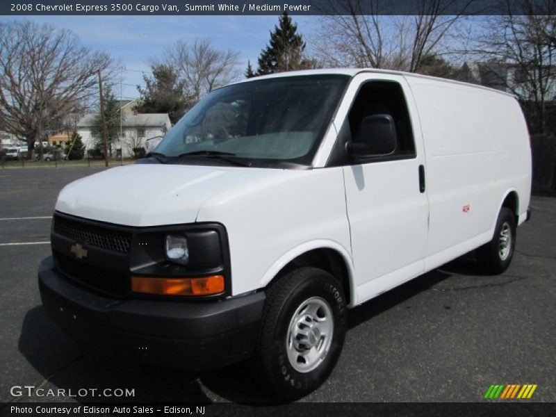 Summit White / Medium Pewter 2008 Chevrolet Express 3500 Cargo Van