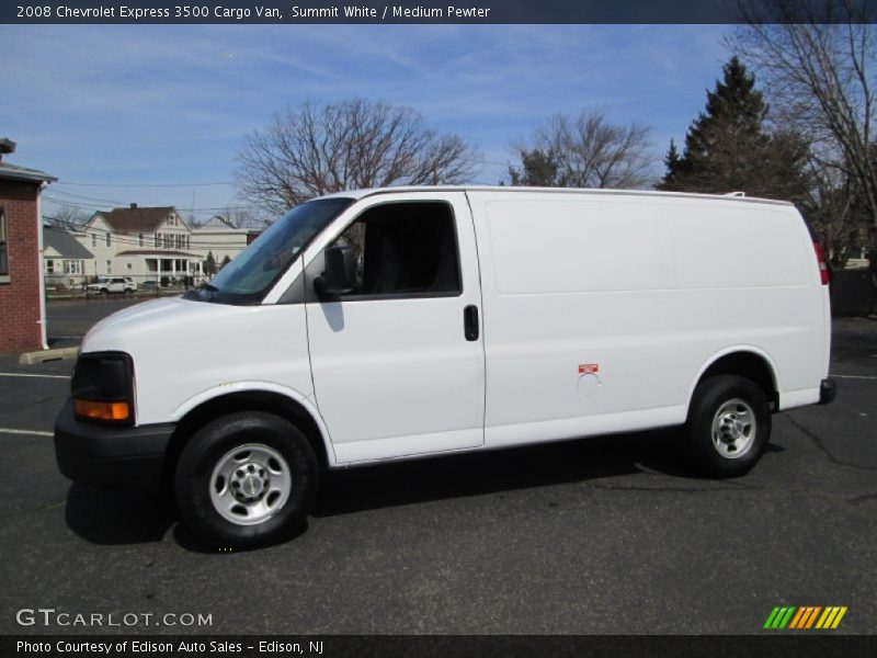 Summit White / Medium Pewter 2008 Chevrolet Express 3500 Cargo Van