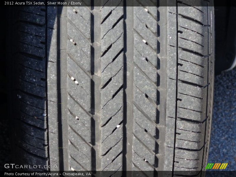 Silver Moon / Ebony 2012 Acura TSX Sedan