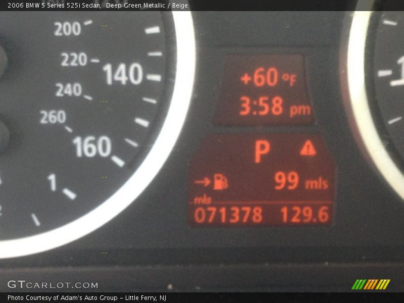 Deep Green Metallic / Beige 2006 BMW 5 Series 525i Sedan