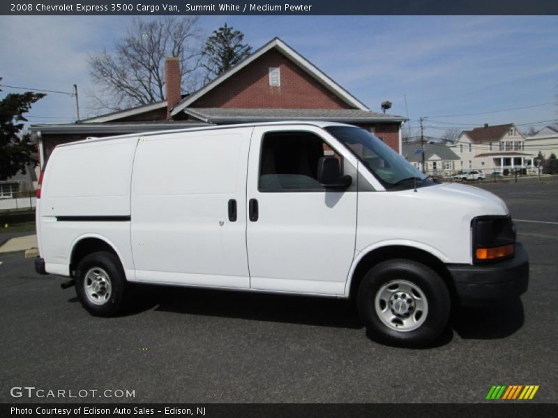 Summit White / Medium Pewter 2008 Chevrolet Express 3500 Cargo Van