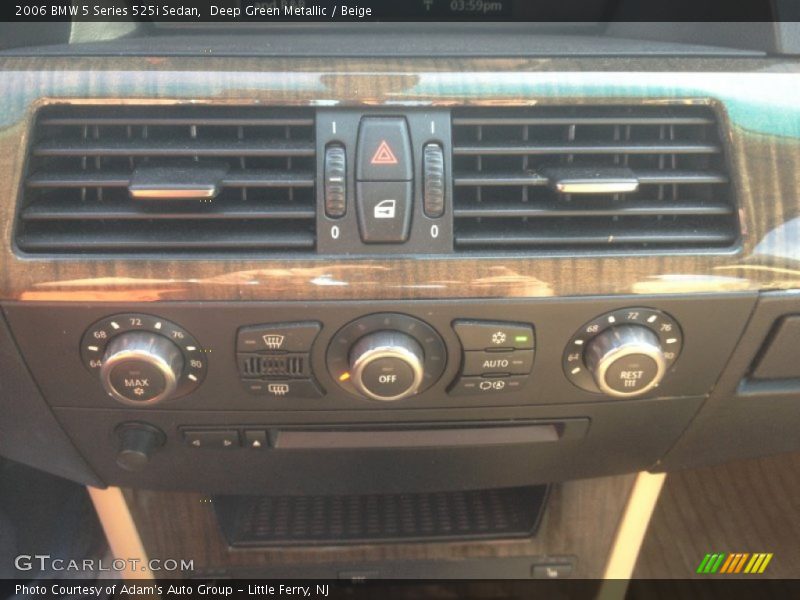 Deep Green Metallic / Beige 2006 BMW 5 Series 525i Sedan