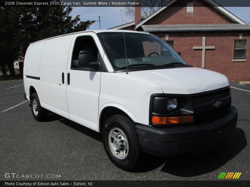 Summit White / Medium Pewter 2008 Chevrolet Express 3500 Cargo Van