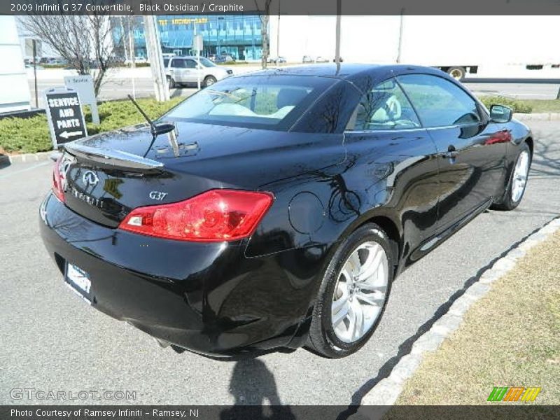 Black Obsidian / Graphite 2009 Infiniti G 37 Convertible