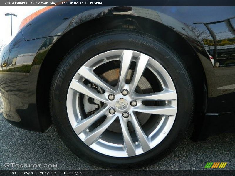 Black Obsidian / Graphite 2009 Infiniti G 37 Convertible