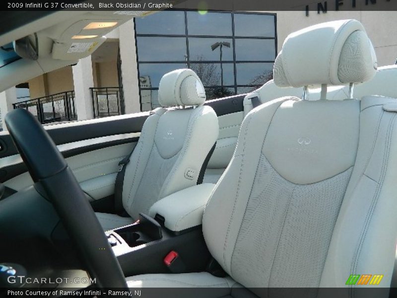 Black Obsidian / Graphite 2009 Infiniti G 37 Convertible