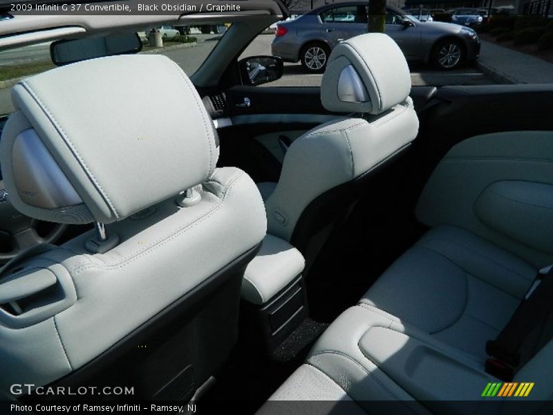 Black Obsidian / Graphite 2009 Infiniti G 37 Convertible