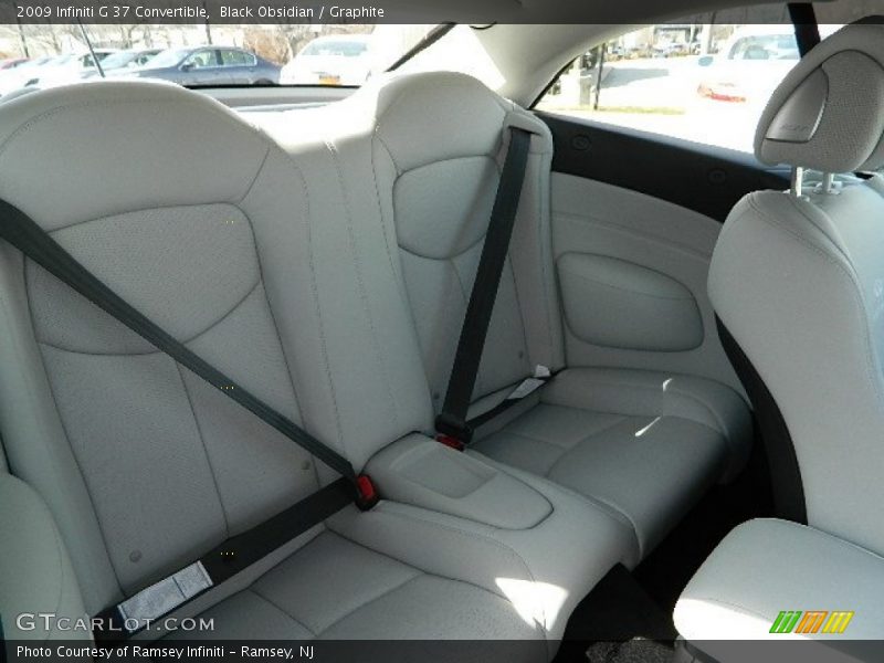 Black Obsidian / Graphite 2009 Infiniti G 37 Convertible