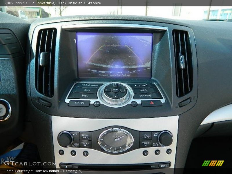 Black Obsidian / Graphite 2009 Infiniti G 37 Convertible