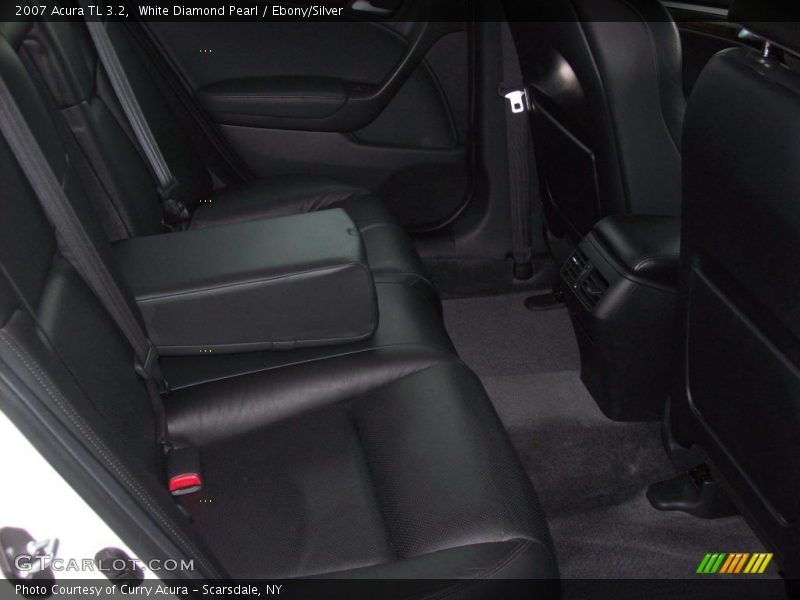 White Diamond Pearl / Ebony/Silver 2007 Acura TL 3.2