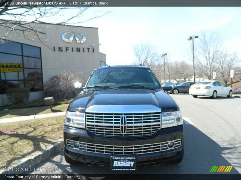 Black / Charcoal Black 2008 Lincoln Navigator Luxury 4x4
