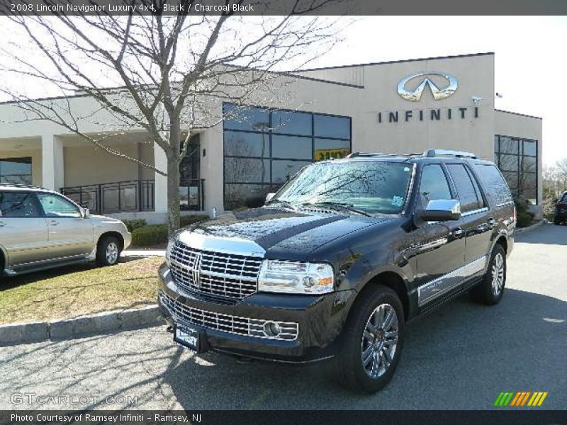 Black / Charcoal Black 2008 Lincoln Navigator Luxury 4x4