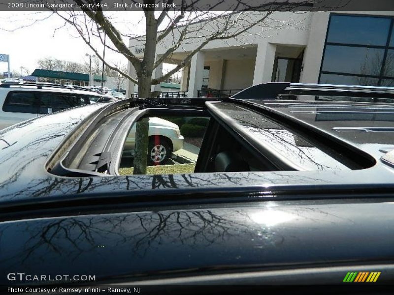 Black / Charcoal Black 2008 Lincoln Navigator Luxury 4x4