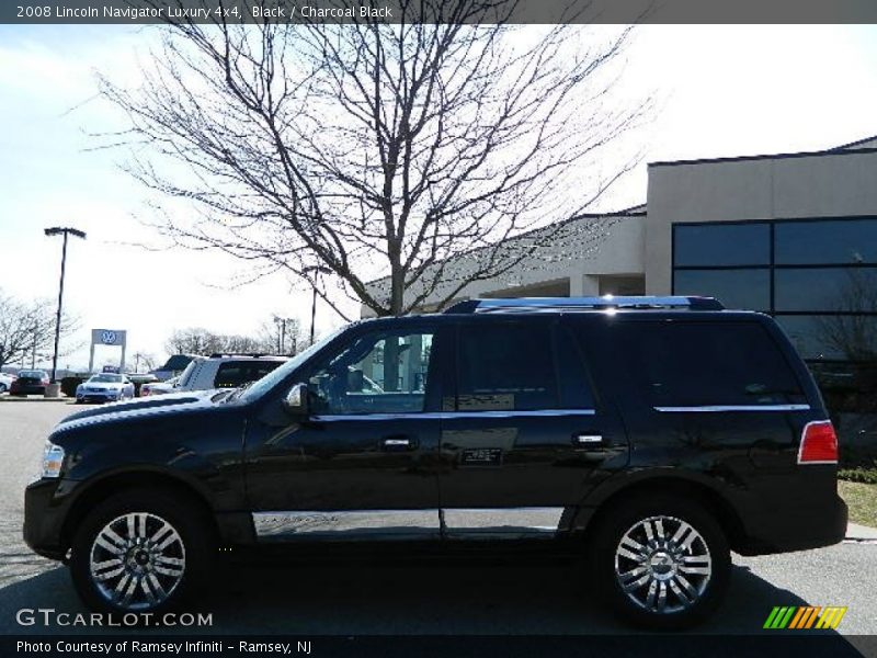 Black / Charcoal Black 2008 Lincoln Navigator Luxury 4x4
