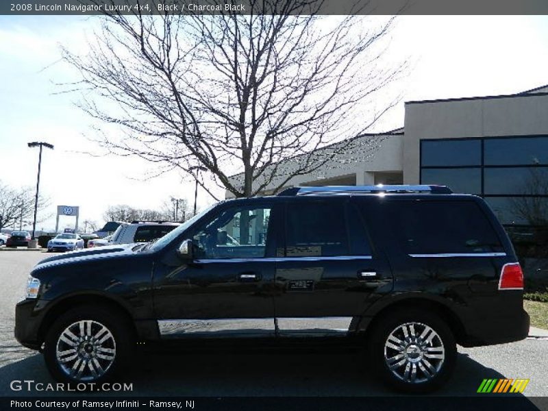 Black / Charcoal Black 2008 Lincoln Navigator Luxury 4x4