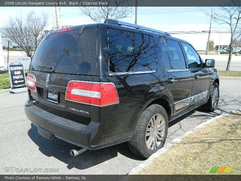 Black / Charcoal Black 2008 Lincoln Navigator Luxury 4x4