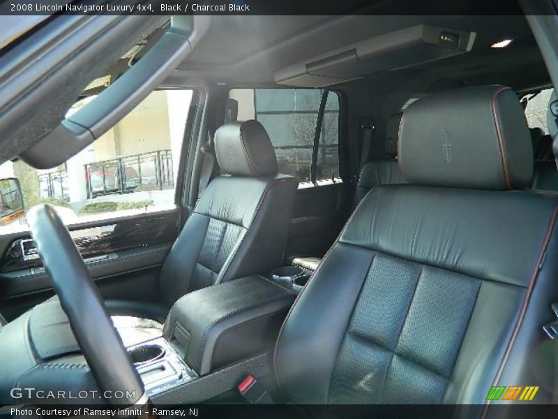 Black / Charcoal Black 2008 Lincoln Navigator Luxury 4x4