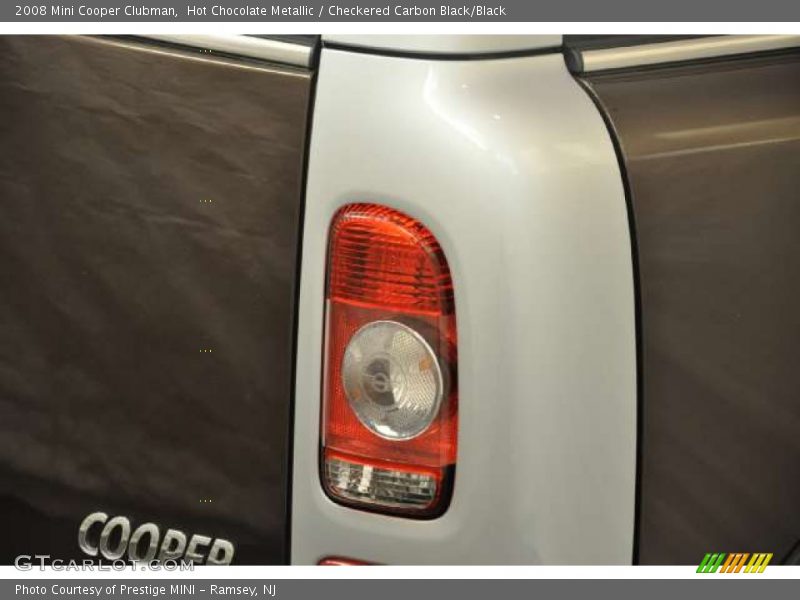 Hot Chocolate Metallic / Checkered Carbon Black/Black 2008 Mini Cooper Clubman