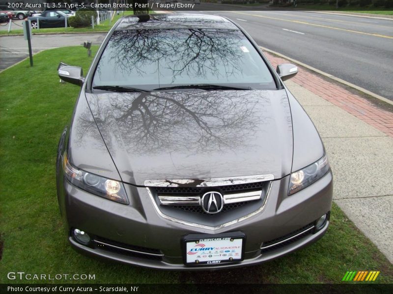 Carbon Bronze Pearl / Taupe/Ebony 2007 Acura TL 3.5 Type-S
