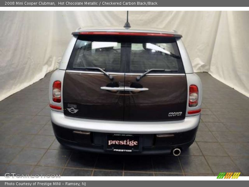 Hot Chocolate Metallic / Checkered Carbon Black/Black 2008 Mini Cooper Clubman