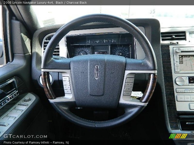 Black / Charcoal Black 2008 Lincoln Navigator Luxury 4x4