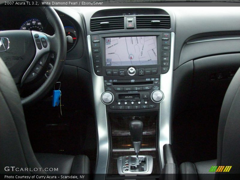 White Diamond Pearl / Ebony/Silver 2007 Acura TL 3.2